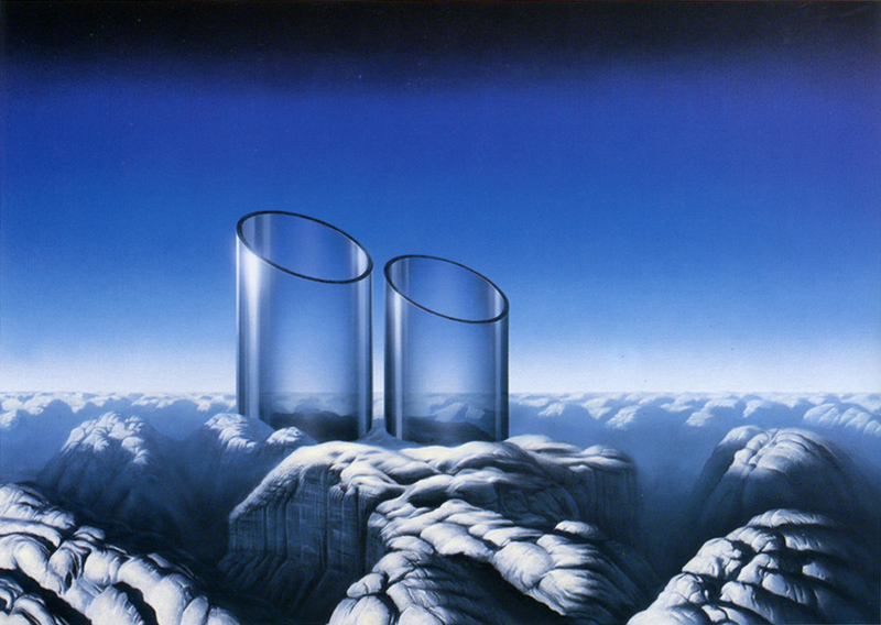 Illustration for article titled The Psychedelic Japanese Cityscapes Of Decades Past